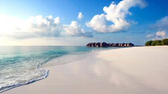 Beach scenery photography wallpaper
