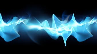 Blue lights wallpaper