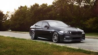 Bmw m5 f10 cars rims roads trees wallpaper