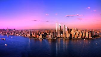 Buildings city lights cityscapes skyscrapers wallpaper