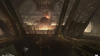 Bungie destiny (video game) concept art fortress futuristic wallpaper