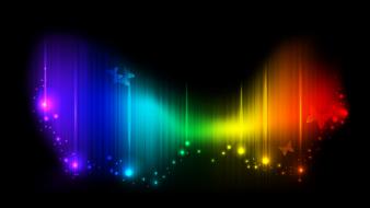 Corful black background wallpaper