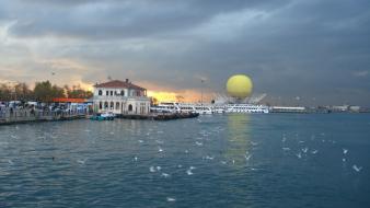 Istanbul turkey cityscapes dock kadıköy wallpaper