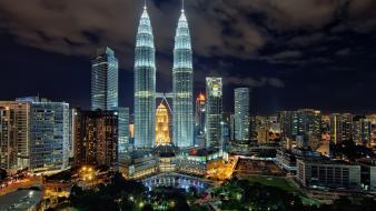 Kuala lumpur petronas towers buildings cityscapes wallpaper