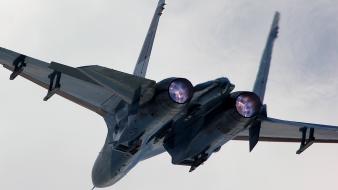 Russian air force aircraft fighter jets skies su wallpaper