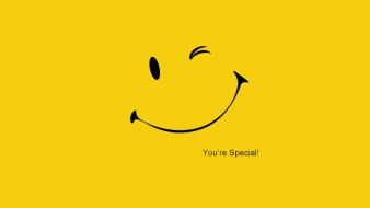 Smiley background wallpaper