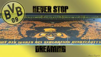 Bvb bvb09 bundesliga dreaming football logos wallpaper