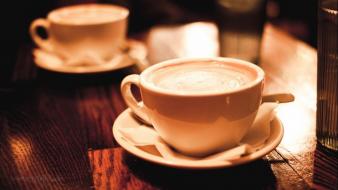 Cafe coffee food mugs wallpaper