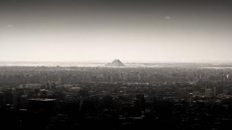 Cairo egypt buildings cities monochrome wallpaper