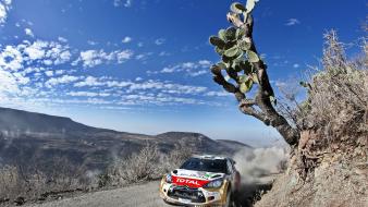 Deserts race cars rally wallpaper