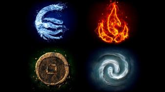 Four elements symbol wallpaper