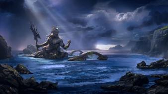 God of war poseidon wallpaper