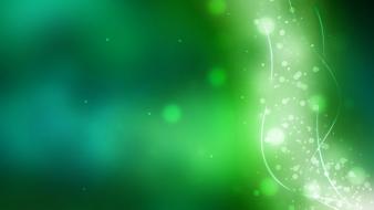 Green lights background wallpaper