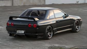 Gtr jdm japanese domestic market black cars drift wallpaper