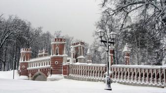 Russia houses landscapes lanterns nature wallpaper