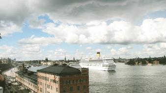Stockholm sweden cities landscapes sea wallpaper