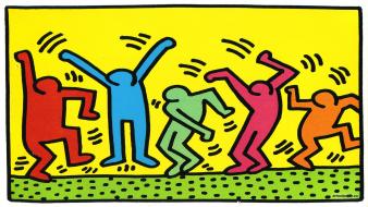 Album covers artwork graffiti art keith haring paintings wallpaper