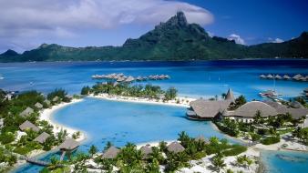 Beach resort wallpaper
