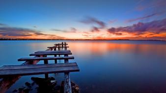 Beautiful sunset twilight wallpaper