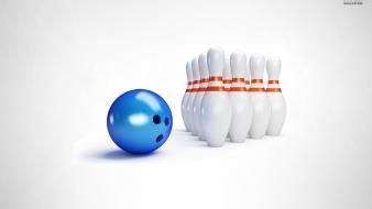 Bowling ball pins wallpaper