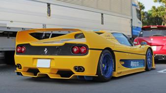 Cars day drift tuning yellow wallpaper