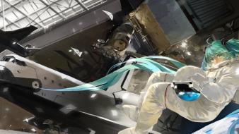 Earth hatsune miku saberiii space shuttle vocaloid wallpaper