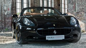 Edo competition ferrari california black cars static wallpaper