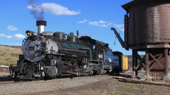 Locomotives trains widescreen wallpaper