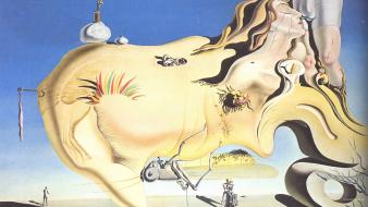 Salvador dalí the great masturbator artwork paintings wallpaper