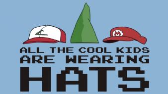 Ash ketchum link mario bros nintendo pokemon trainer wallpaper