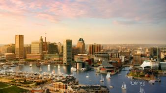 Baltimore bing buildings cities cityscapes wallpaper