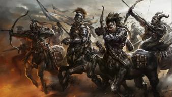 Centaur concept art digital fantasy wallpaper