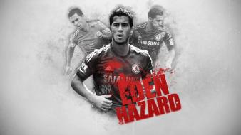 Chelsea fc eden hazard football players wallpaper