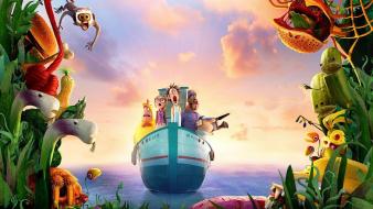Cloudy with a chance of meatballs movies wallpaper