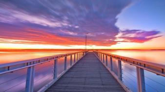 Landscapes long exposure morning nature sky wallpaper
