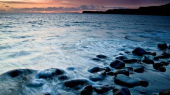 Landscapes nature night sea wallpaper