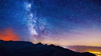 Sky night stars wallpaper