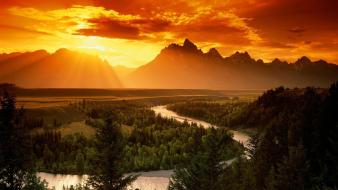 Sunset landscape photos wallpaper