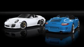 911 porsche speedster pure blue wallpaper