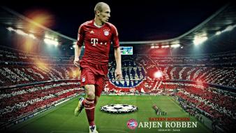 Arjen robben bayern munchen munich football players soccer wallpaper