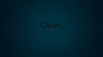 Atra0 blue clean gradient minimalistic wallpaper