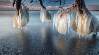 Canada national geographic frozen ice lakes wallpaper