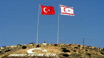 Cyprus turkey turkish flag wallpaper