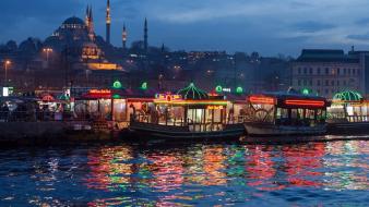 Eminonu istanbul turkey cityscapes wallpaper