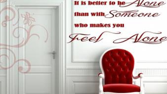 Fantasy quotes red sayings white door wallpaper