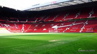 Football pitch old trafford soccer sports wallpaper