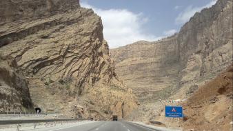 Iran artwork mountains nature summer wallpaper