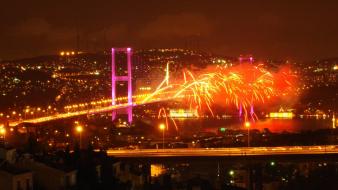 Istanbul turkey bosphorus cities cityscapes wallpaper