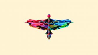 Justin maller abstract animals digital art dragonflies wallpaper