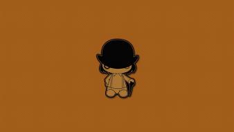 Malcolm mcdowell stanley kubrick fan art minimalistic wallpaper